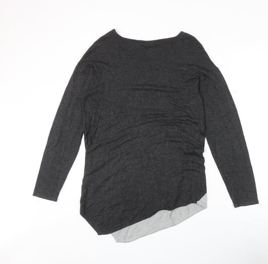 Body Flirt Womens Green Round Neck Viscose Pullover Jumper Size M