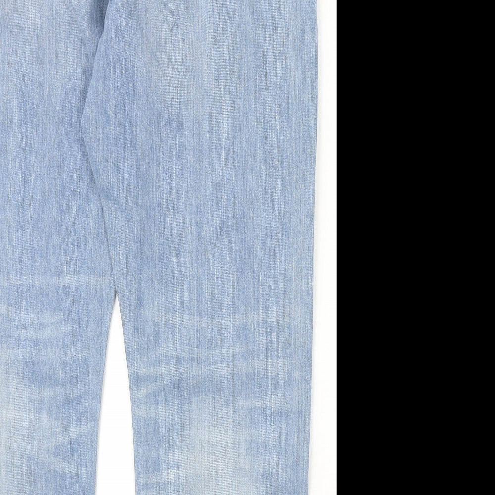 Womens UK Size 34 in Preworn Regular Fit Straight Blue Jeans