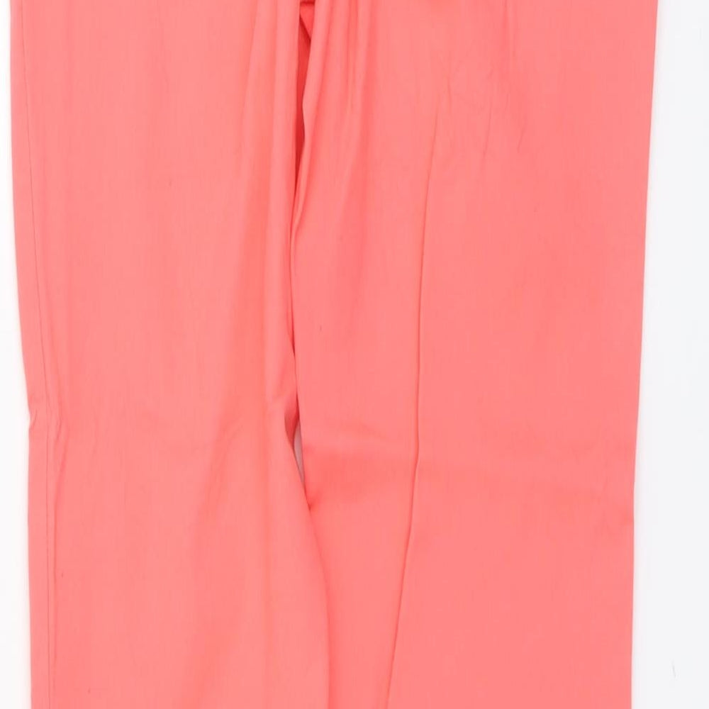 Womens UK Size 10 H&M Regular Fit Skinny Pink Jeans