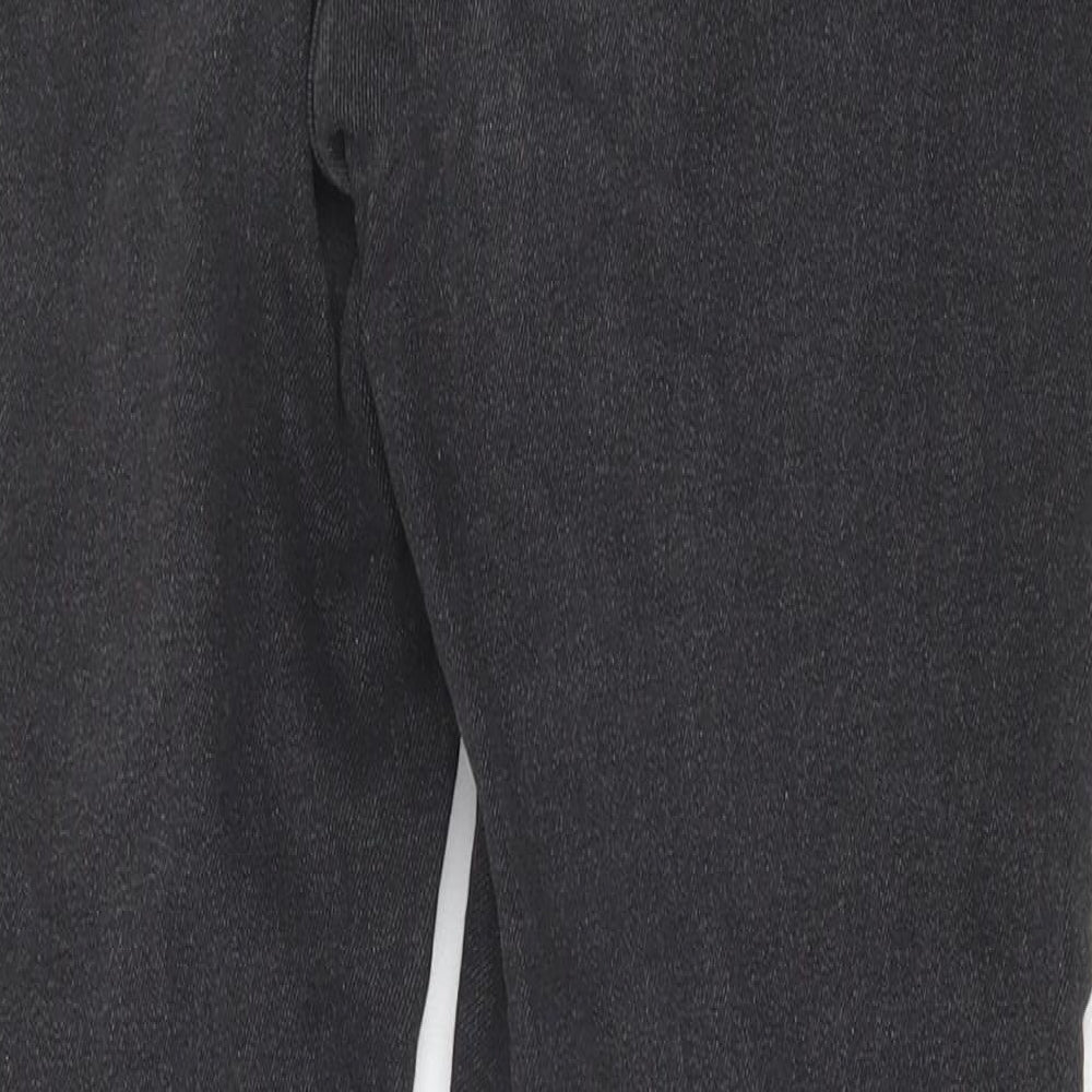 COLLUSION Womens Black Cotton Skinny Jeans Size 30 in Slim Zip