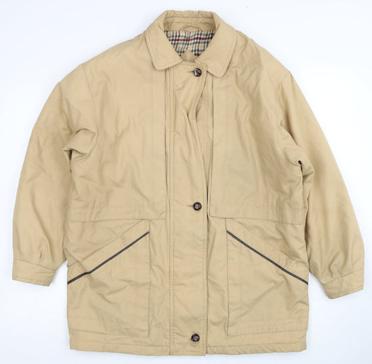 Womens UK Size 12 Berkertex Beige Overcoat