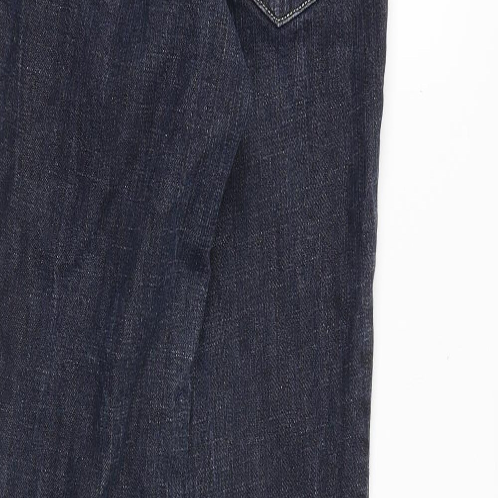 River Island Womens Blue Cotton Skinny Jeans Size 8 Slim Zip