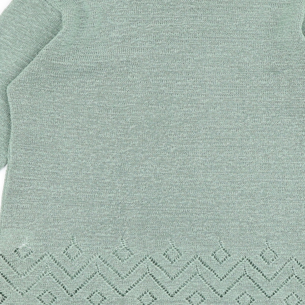 Womens UK Size S Bonmarché Green Pullover Jumper