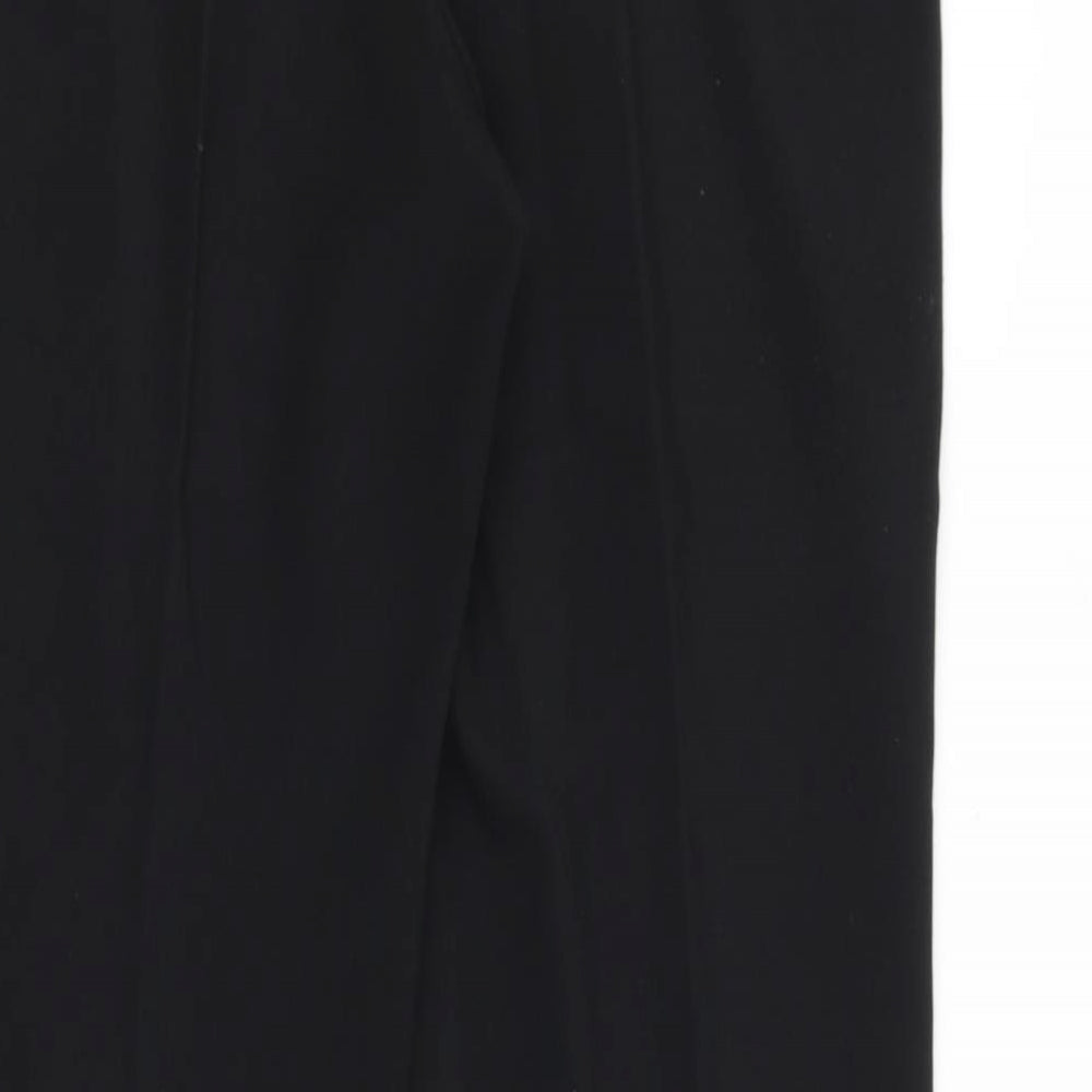 George Womens Black Polyester Dress Pants Trousers Size 32 in Regular Zip