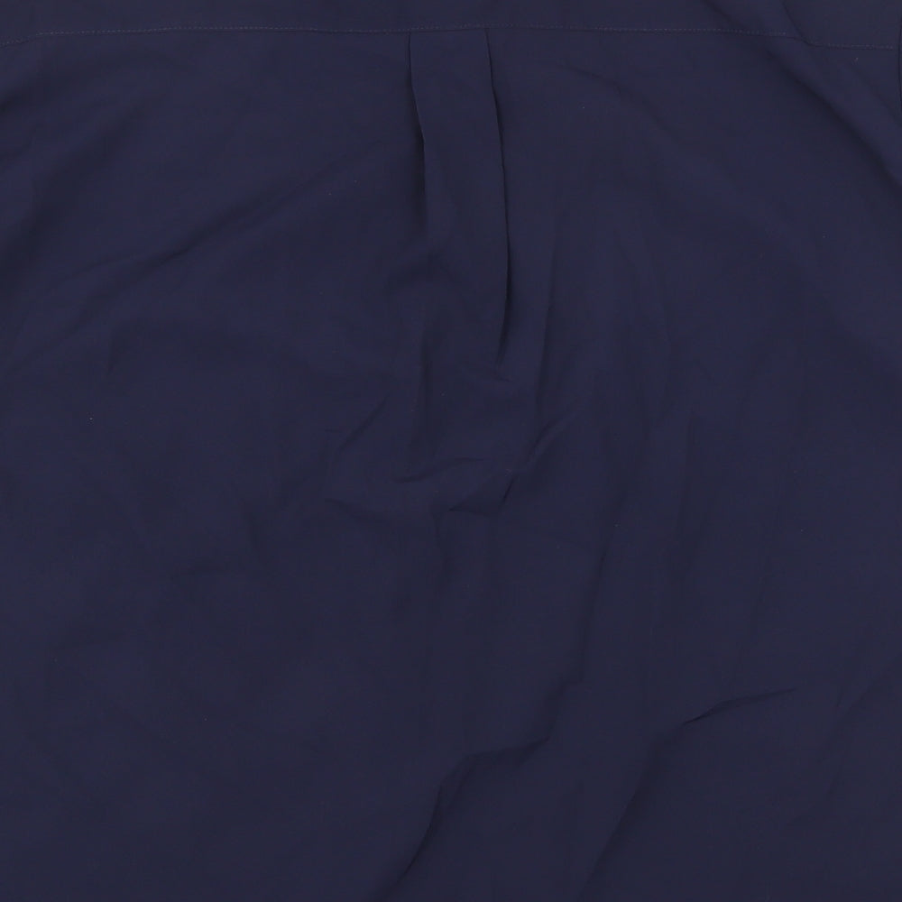 Womens UK Size 14 St Michael Blue Basic Button-Up
