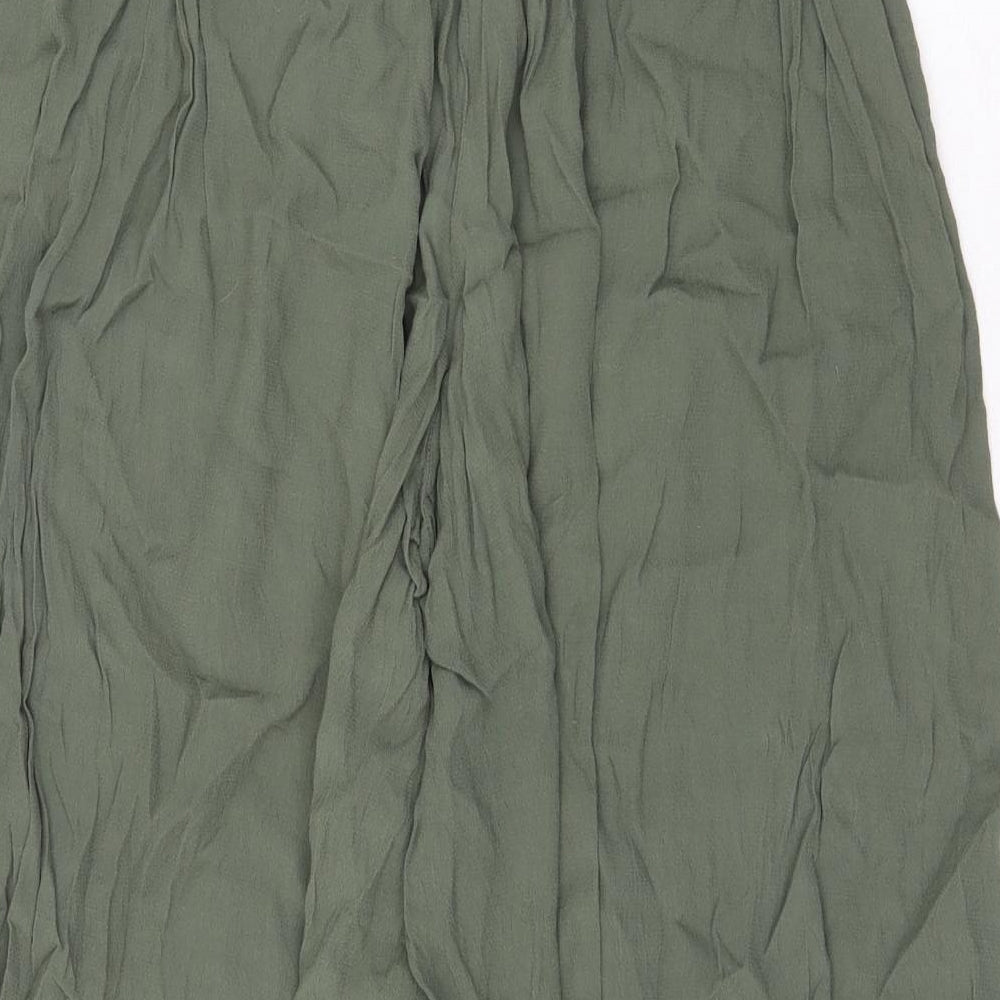 Womens UK Size S Gap Regular Fit Green Trousers