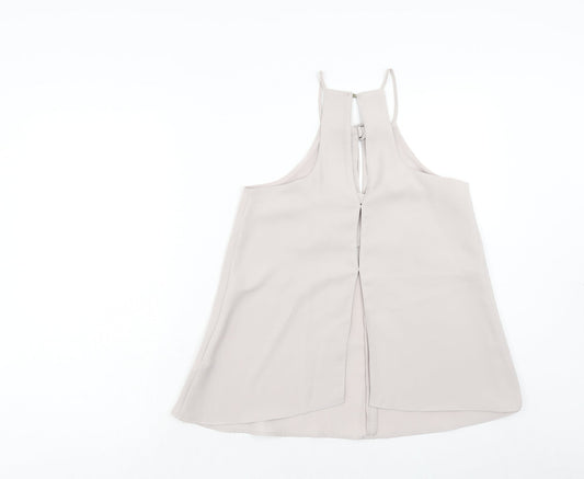 Womens UK Size 8 River Island Beige Camisole Tank