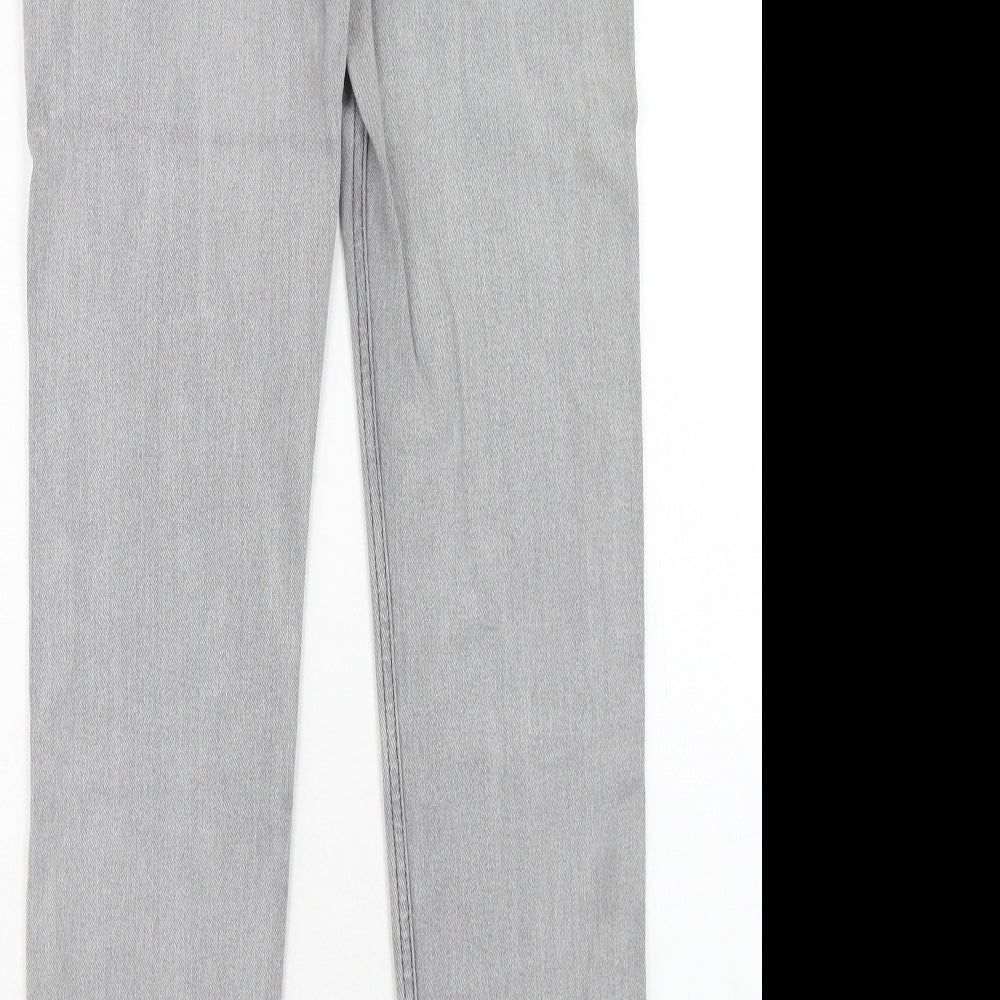 H&M Mens Grey Cotton Skinny Jeans Size 28 in Slim Zip