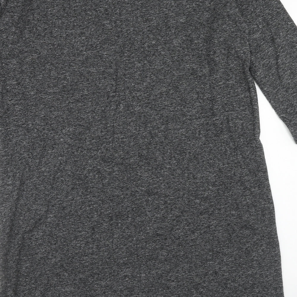 Gap Womens Grey Polyester A-Line Size S Round Neck Pullover