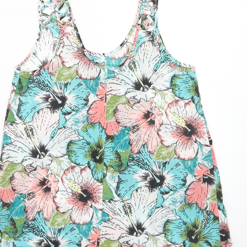 Womens UK Size XS H&M Multicoloured Basic Tank