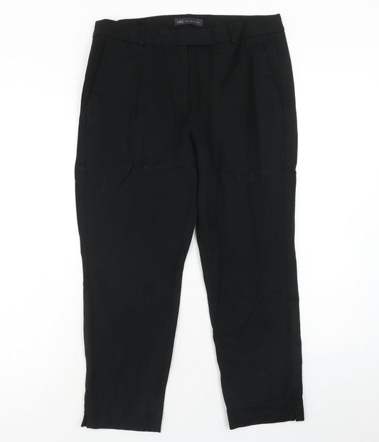 Womens UK Size 14 Marks and Spencer Regular Fit Blue Trousers