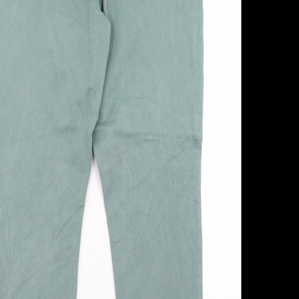 Womens UK Size 32 in Gap Regular Fit Straight Green Jeans