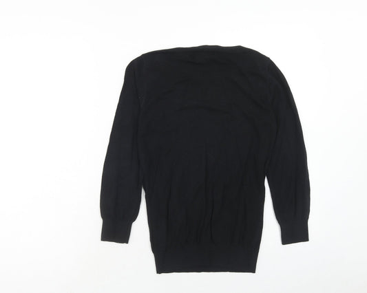 Womens UK Size 6 NEXT Black Pullover Jumper