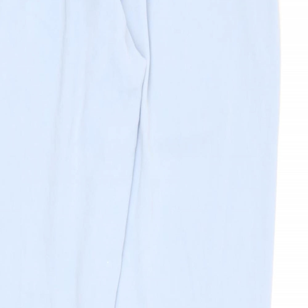 Womens UK Size 8 Missguided Regular Fit Dress Pants Blue Trousers
