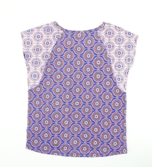 Womens UK Size 10 Marks and Spencer Purple Basic Blouse