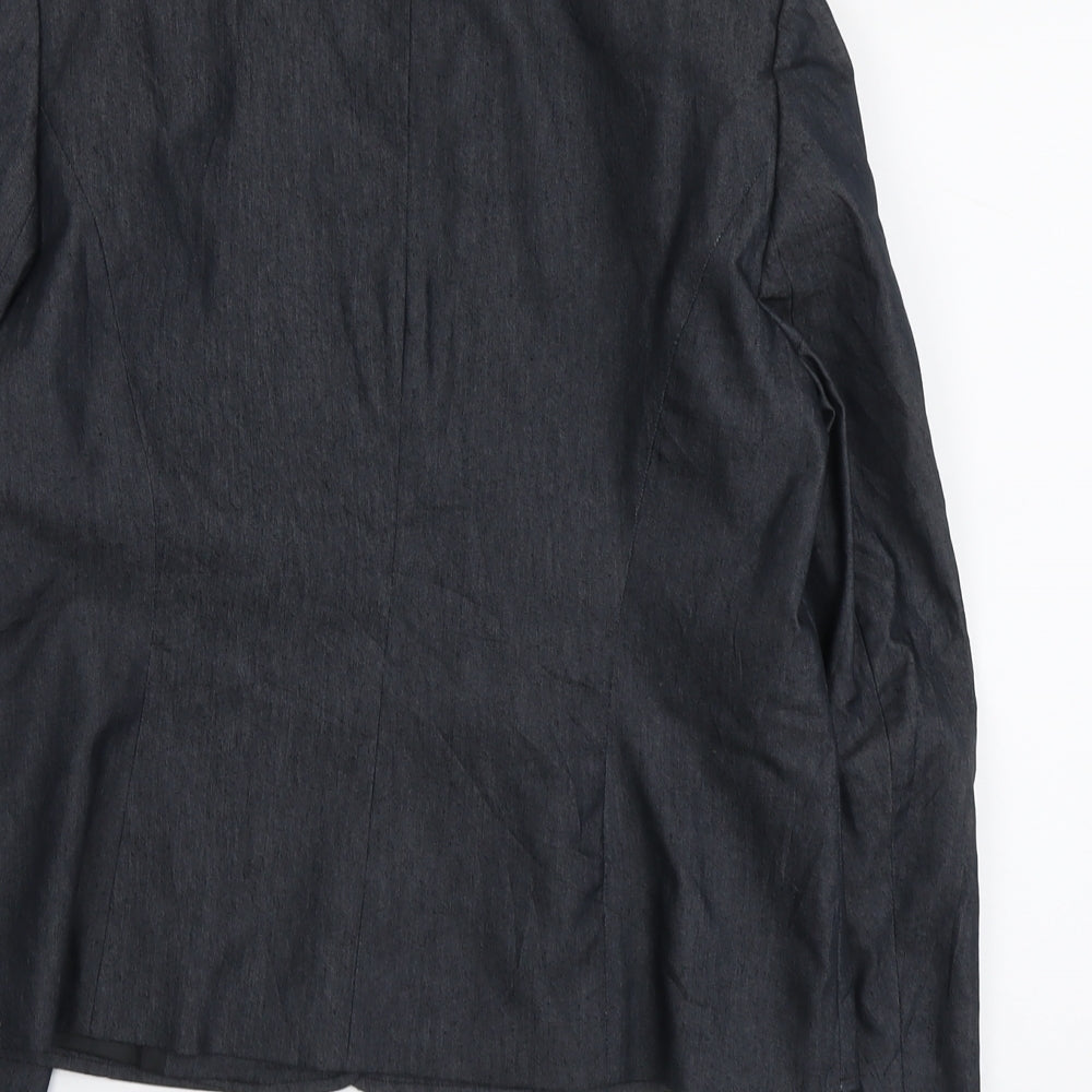 Womens UK Size 14 Preworn Regular Grey Blazer