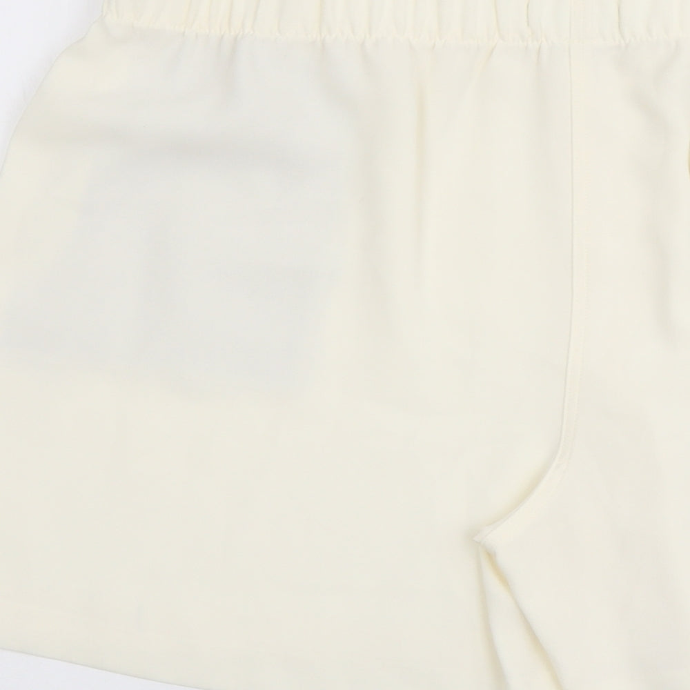 Marks and Spencer Womens Ivory Polyester Basic Shorts Size 20 L5 in Regular Pull On