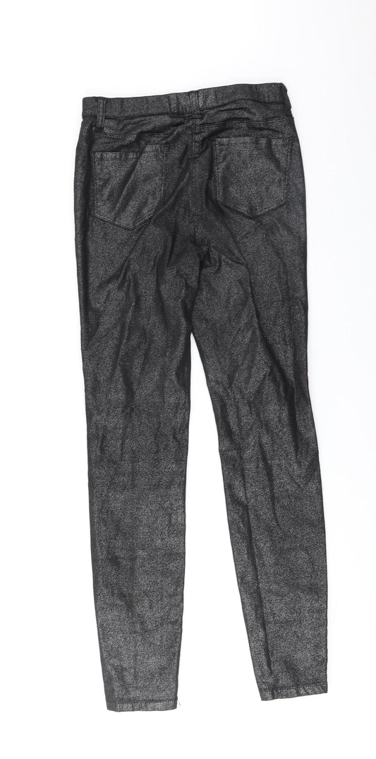 NEXT Womens Black Cotton Skinny Jeans Size 6 Regular