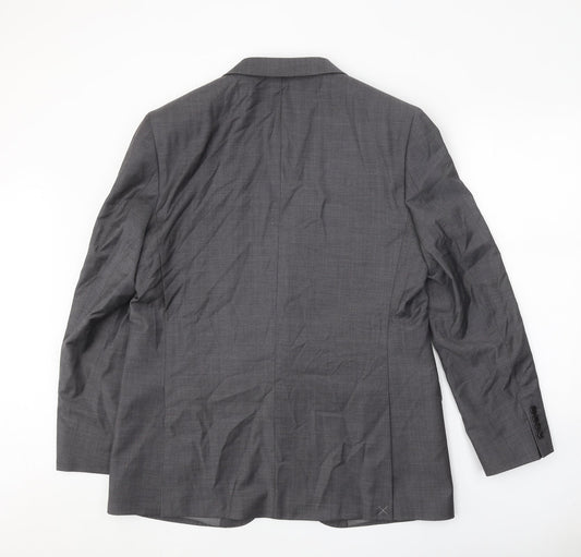Mens UK Size XL Autograph Regular Grey Suit Jacket