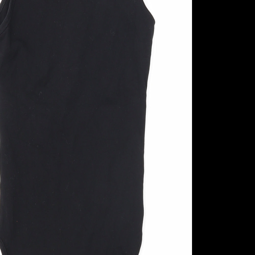 Womens UK Size 8 ASOS One-Piece Black Bodysuit