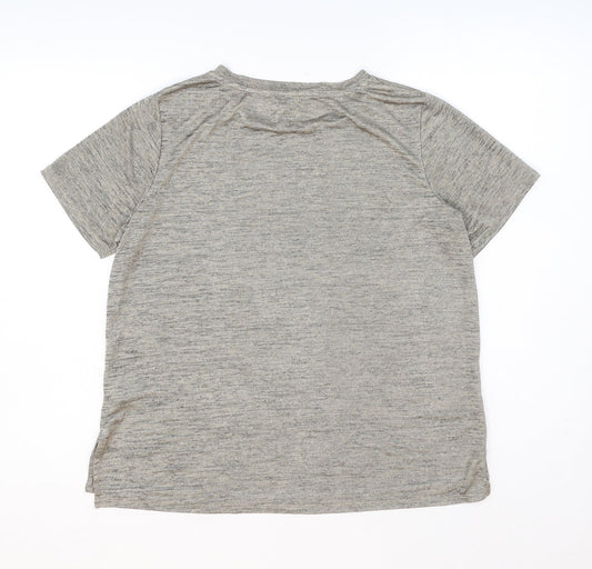 Womens UK Size M Mercer & Madison Beige Basic T-Shirt