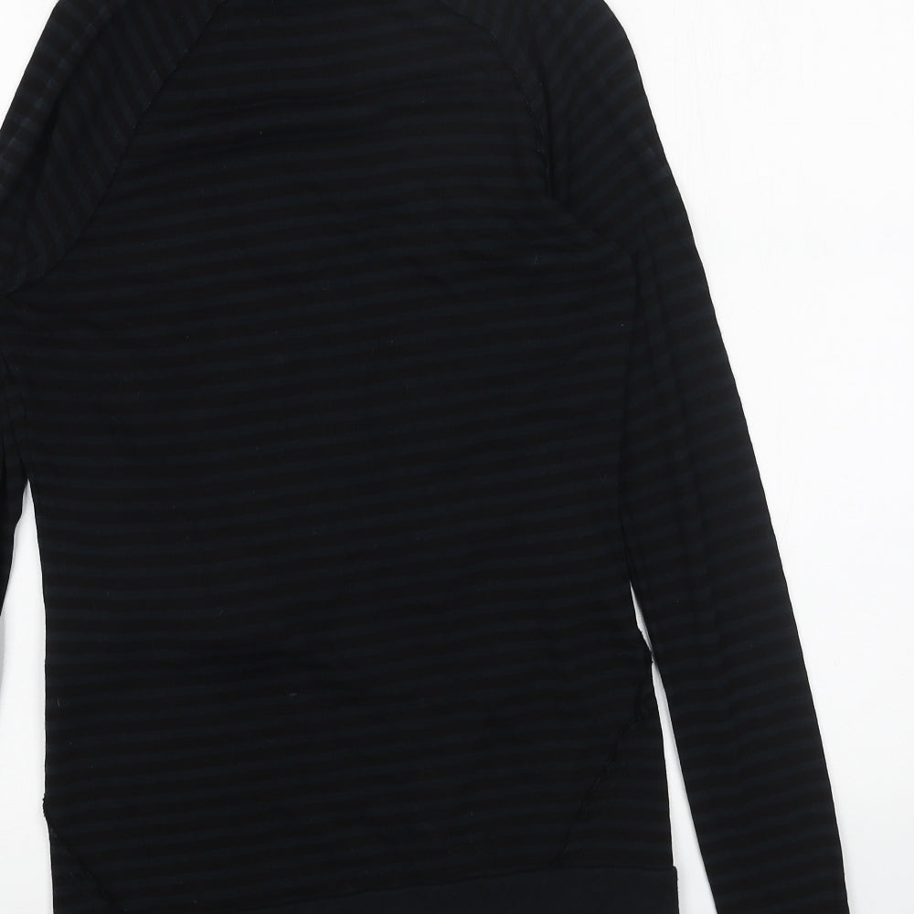 Womens UK Size 8 Topshop Black Basic T-Shirt