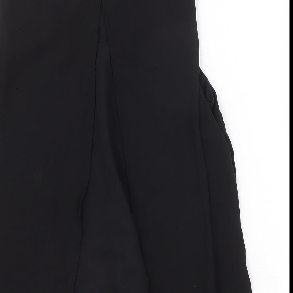 Womens UK Size 10 H&M Black Basic Tank