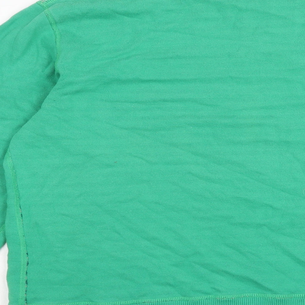 Gap Womens Green Cotton Pullover Sweatshirt Size L Pullover - Inside Out Effect
