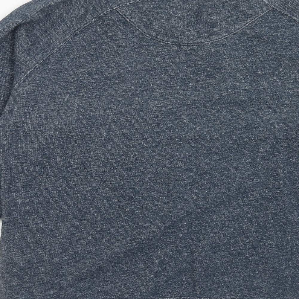 Mens UK Size M H&M Blue Pullover Sweatshirt