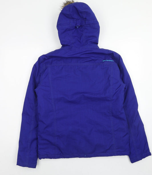 No Fear Womens Purple Jacket Size 14 Zip