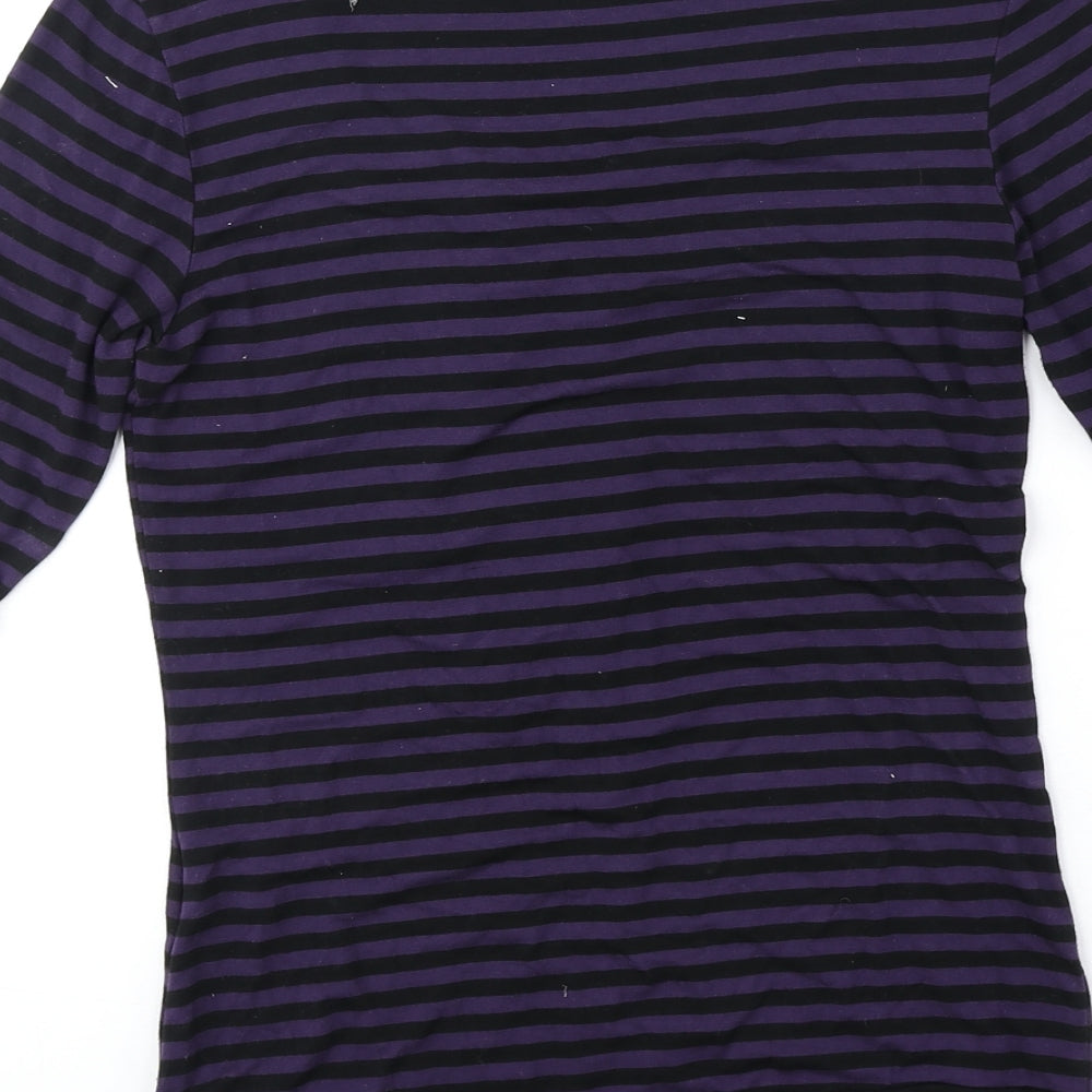 Womens UK Size 8 Oasis Purple Basic Blouse