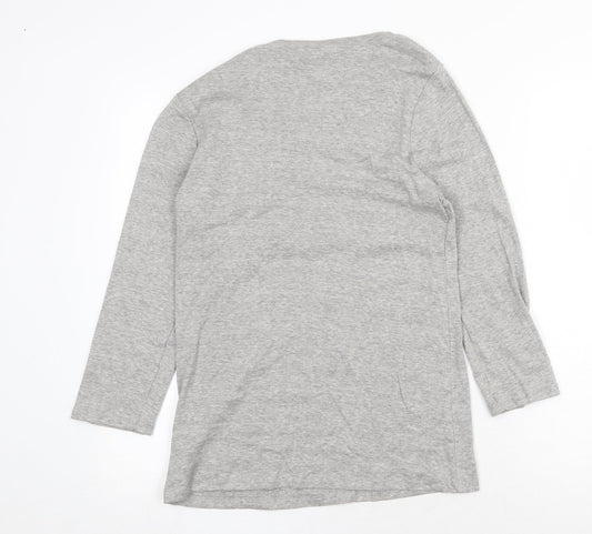 Womens UK Size 16 New Look Grey Basic Blouse