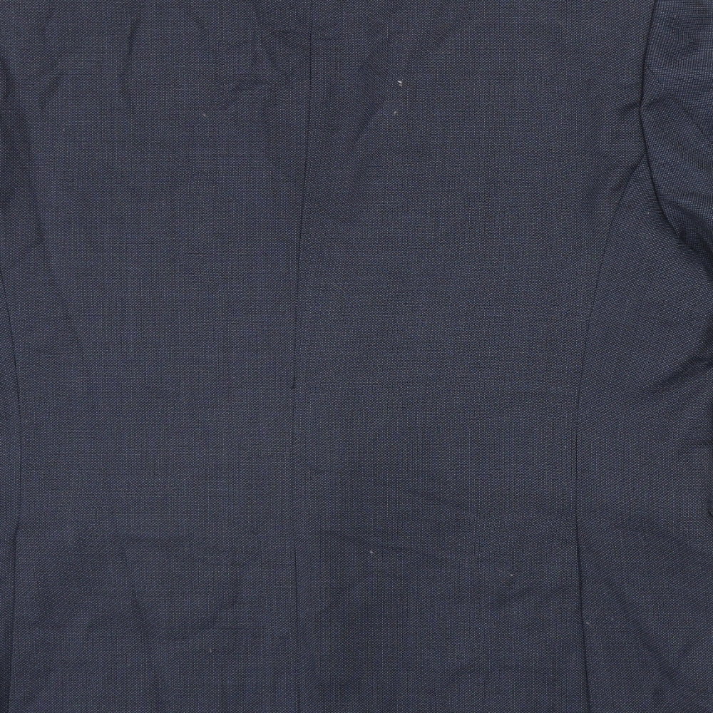 Chesters Mens Blue Wool Jacket Suit Jacket Size 46 Regular