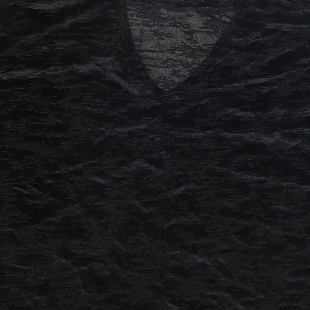 Womens UK Size 10 NEXT Black Basic Blouse