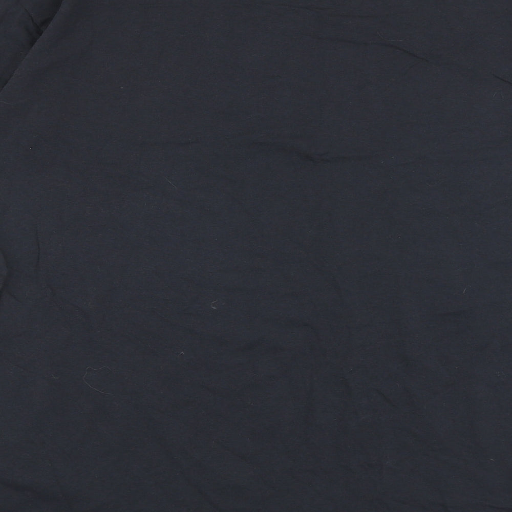 Topshop Mens Grey Cotton T-Shirt Size XS Round Neck