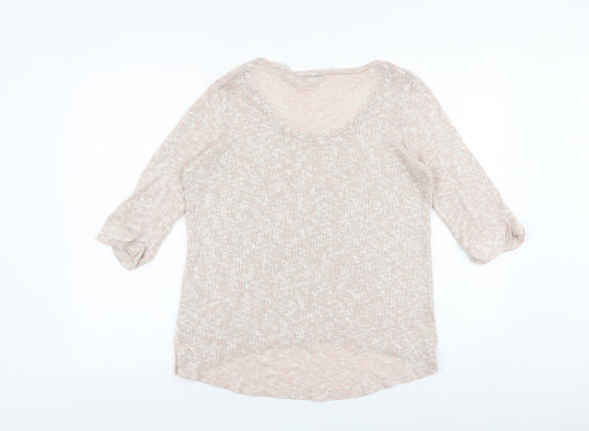Womens UK Size 14 New Look Beige Pullover Jumper
