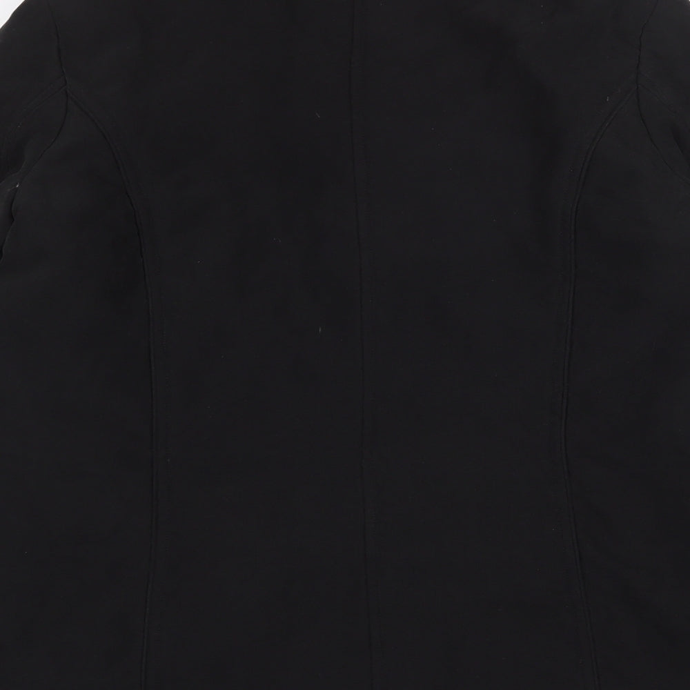 Womens UK Size 14 BHS Black Overcoat