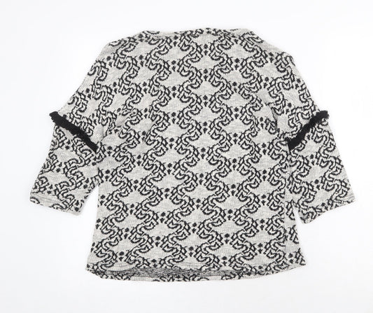 Womens UK Size M TALLY WEiJL Grey Pullover Jumper
