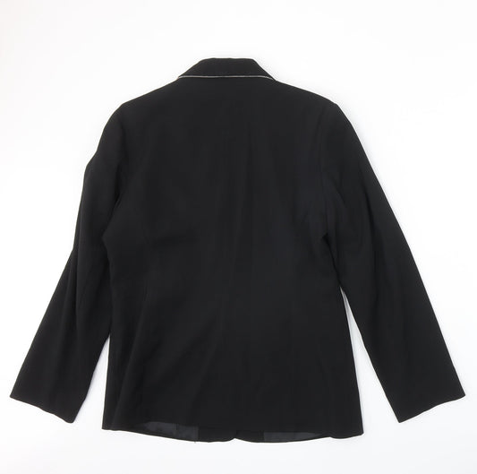Womens UK Size 14 OPUS Regular Black Blazer