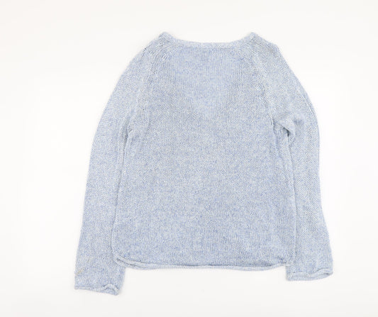Womens UK Size S H&M Blue Pullover Jumper