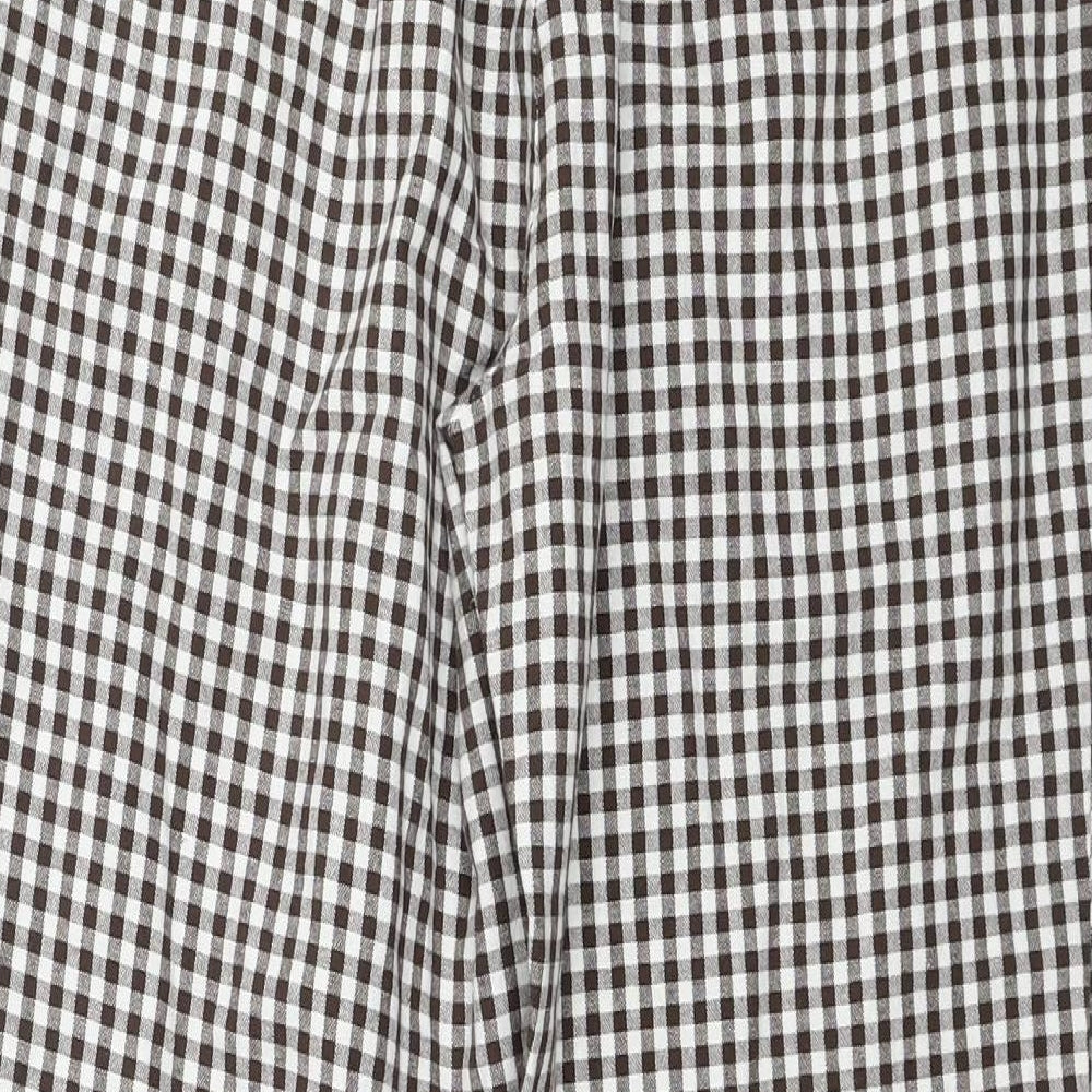 Womens UK Size 6 ASOS Regular Fit Brown Trousers