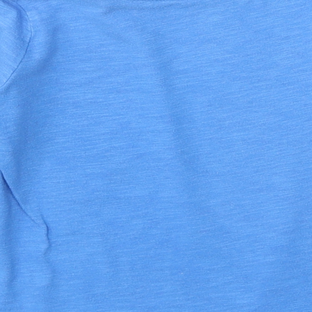 Peppa Pig Blue 100% Cotton Pullover T-Shirt Size 12-18 Months Round Neck Snap - Peppa Pig