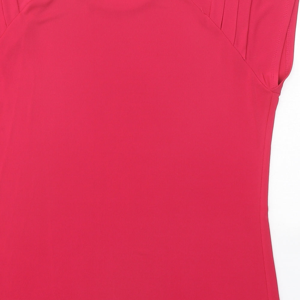Womens UK Size 16 Saloos Pink Basic T-Shirt