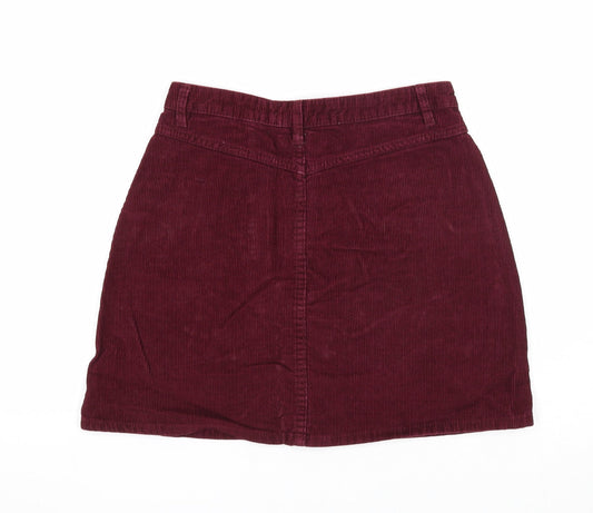 Womens UK Size 8 Denim & Co. A-Line Corduroy Skirt