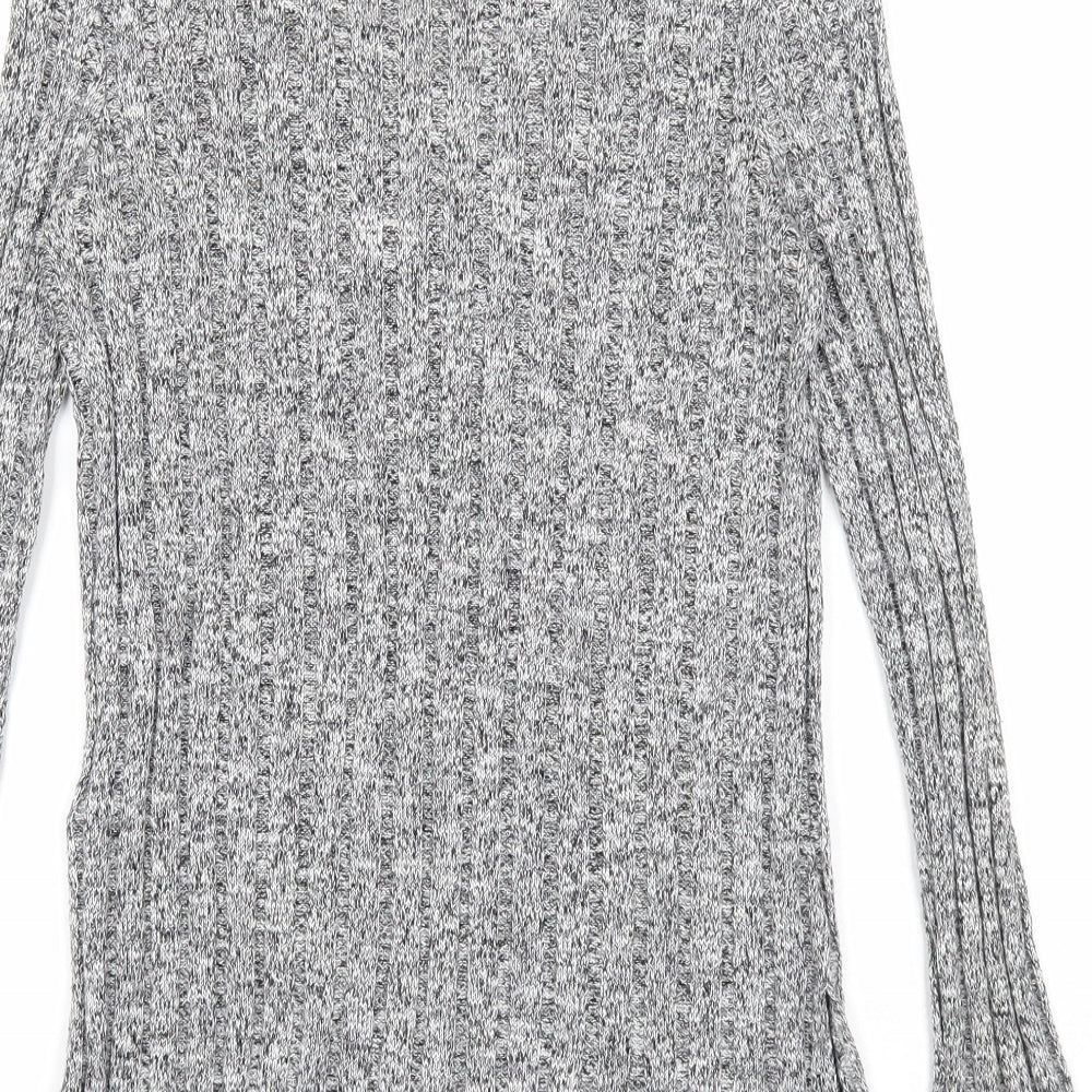 Womens UK Size 6 Topshop Grey Pullover Jumper