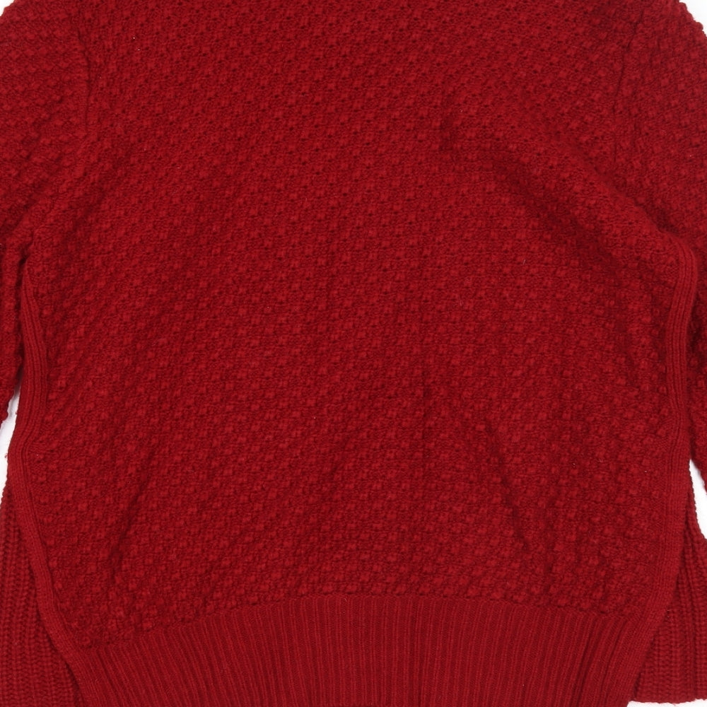 Womens UK Size L Sfera Red Pullover Jumper