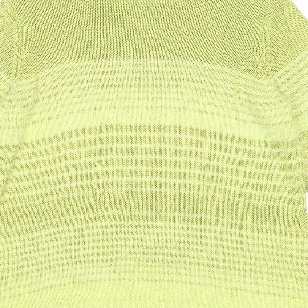 Womens UK Size L Per Una Green Pullover Jumper