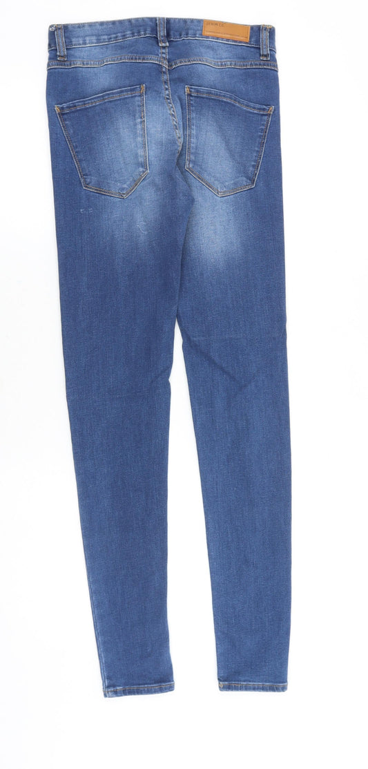 Denim & Co. Mens Blue Cotton Skinny Jeans Size 28 in Regular Zip