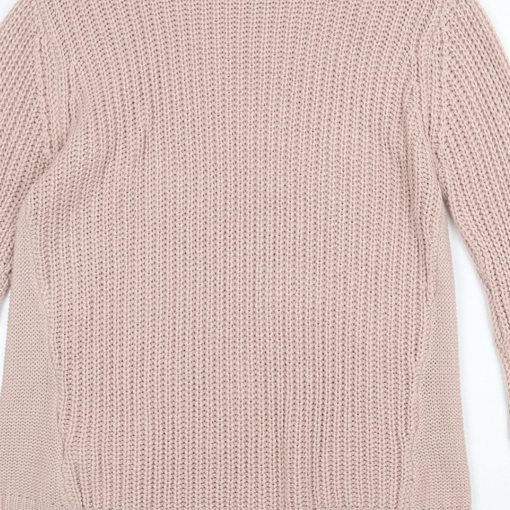 Womens UK Size 14 Fashion Union Pink Pullover Jumper