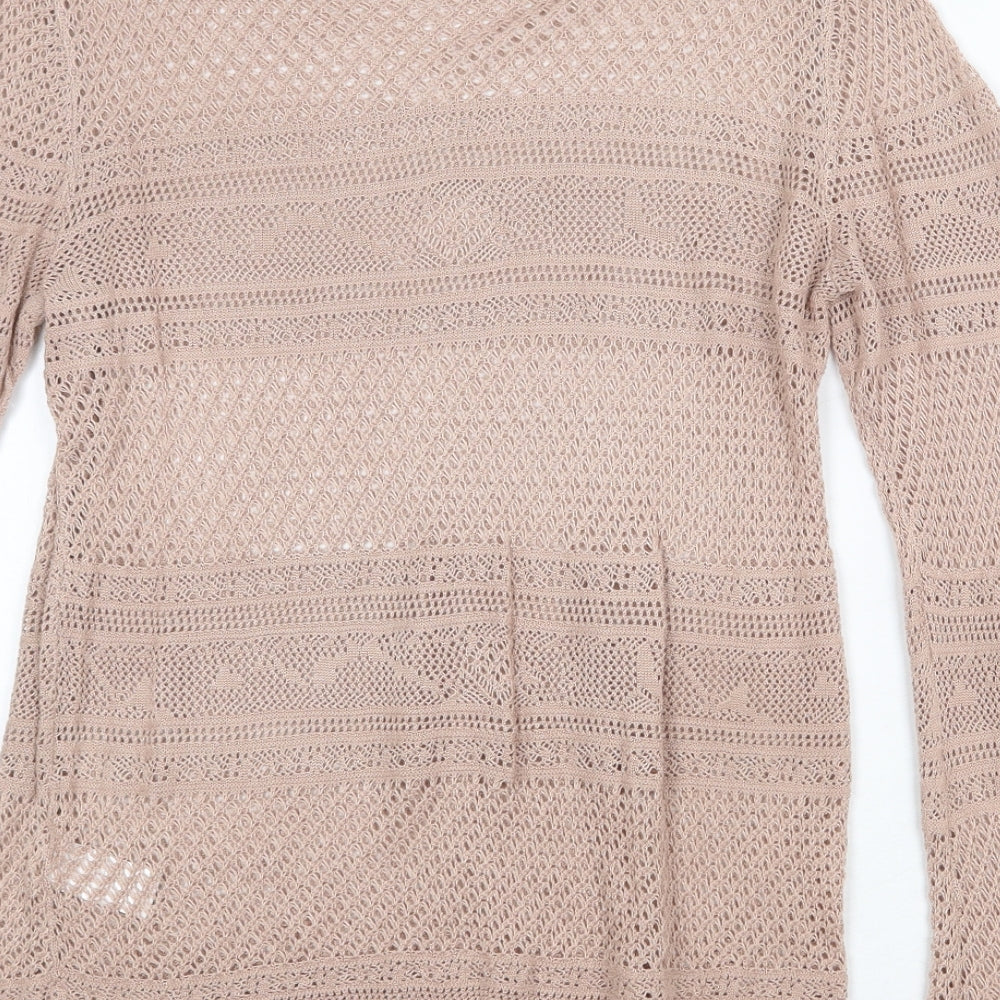 Womens UK Size 12 NEXT Beige Pullover Jumper
